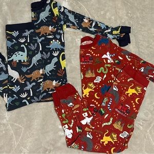 Little Sleepies 2pc Pajamas Harry Potter and Navy Dino 2T GUC